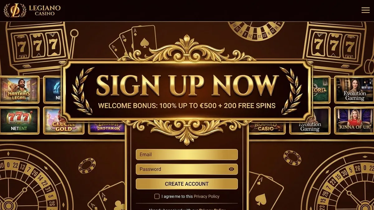 Sign Up With Bonus